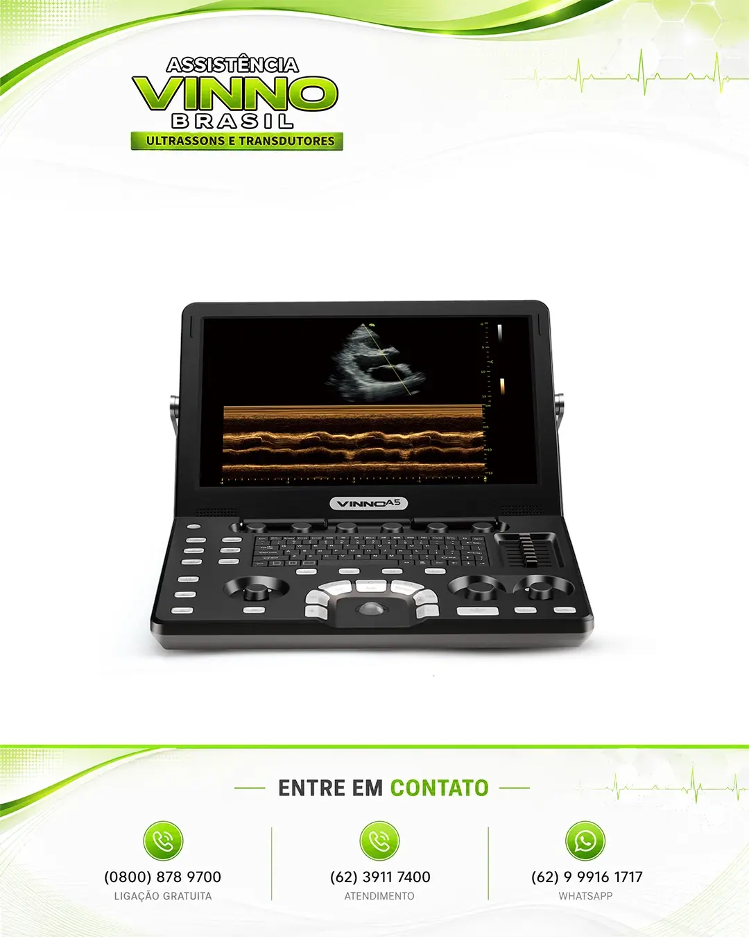 ASSISTÊNCIA TÉCNICA ULTRASSOM VINNO A5