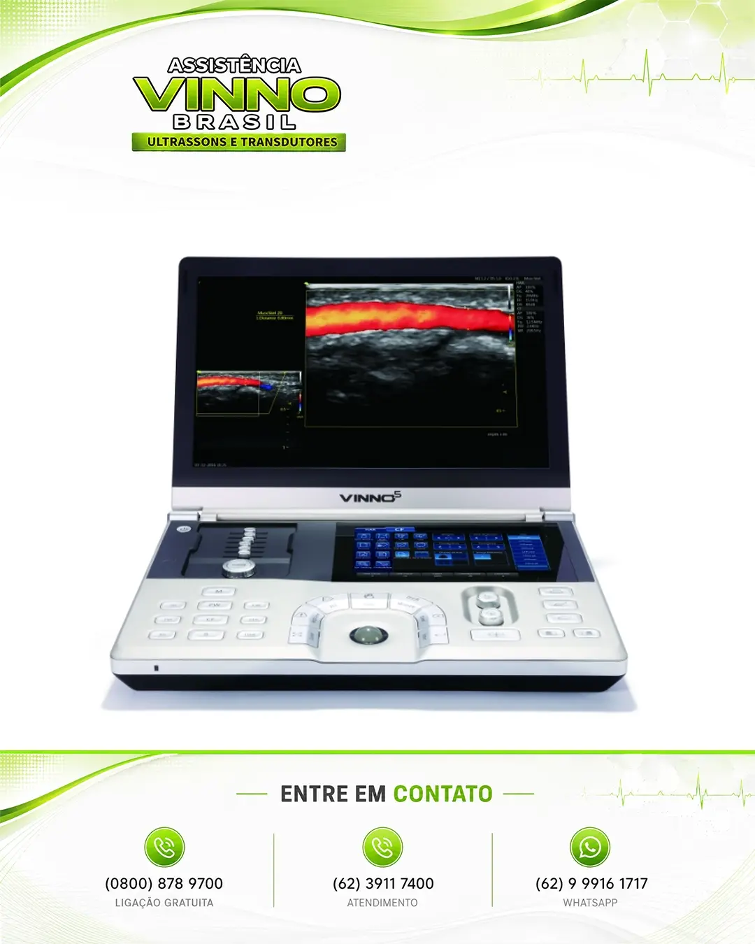 MANUTENÇÃO ULTRASSOM VINNO 5 RECIFE
