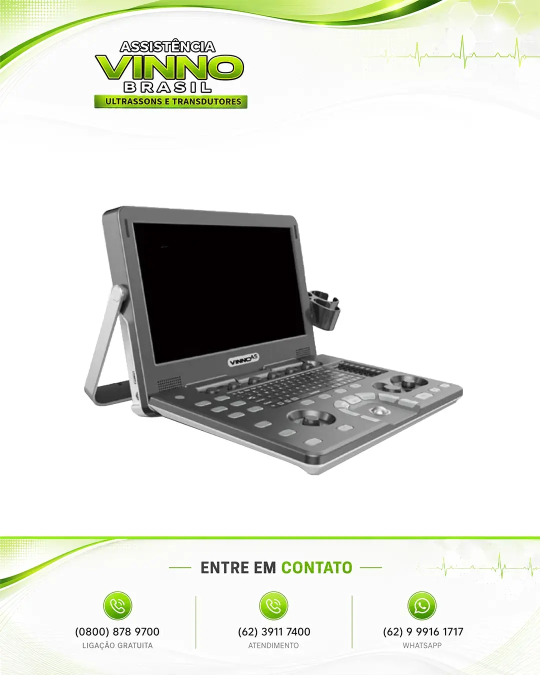 REPARO ULTRASSOM VINNO D2 VET MATO GROSSO DO SUL