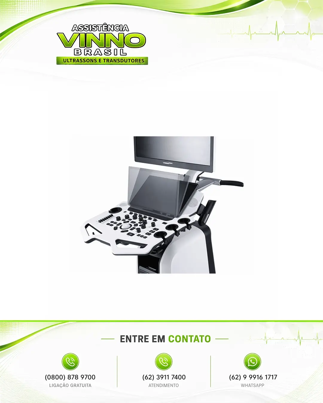 SUPORTE TÉCNICO PARA ULTRASSOM VINNO R300 PORTO ALEGRE