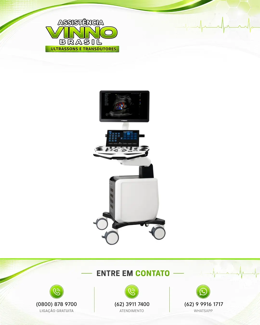 SUPORTE TÉCNICO ULTRASSOM VINNO S200 SÃO PAULO